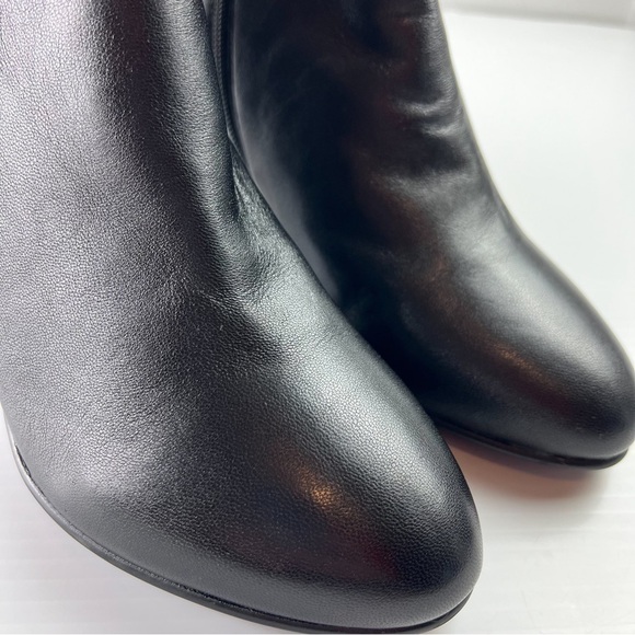 David Tate Booties womens 9.5 Black Pikie Leather Ankle Boots Winter Fashion - Picture 7 of 14